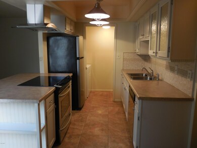 Kitchen with Laundry at end of hall