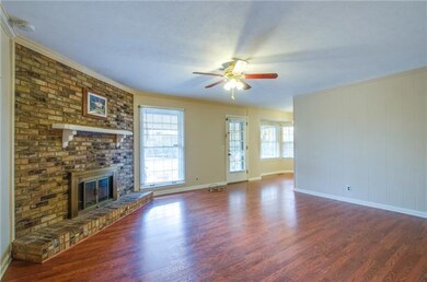 Den with Fireplace