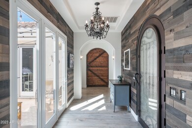Foyer with Shiplap Accents