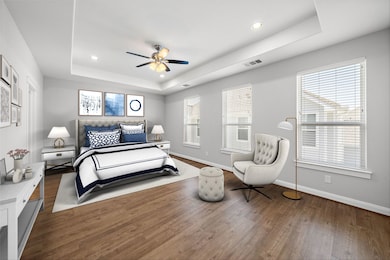 Virtually staged - Spacious, light filled primary