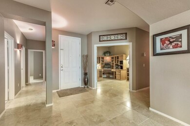 Entry way and den