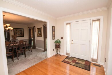 Welcome into our home.  Our foyer features real hardwood floors featuring the Formal Living Room and the Dining Room to each side as in a traditional floor plan.  