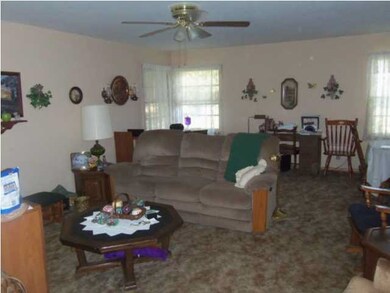 Large open living room