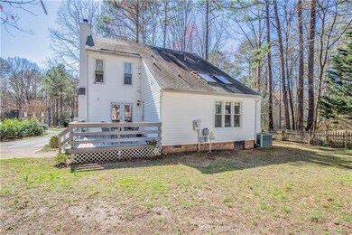 Back view of 5803 Mill Spring Lane and it's just a