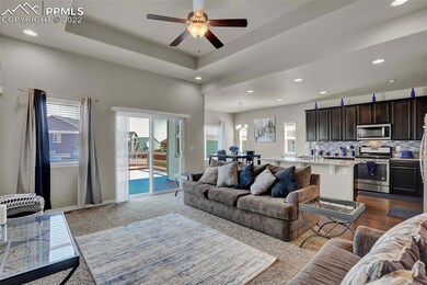 The main floor has ample space with its open floor