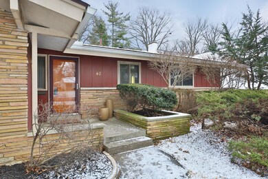 Welcoming front porch