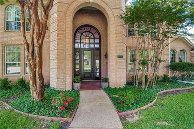 Lovely front porch with inviting front door.