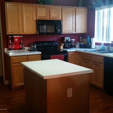 Kitchen with island