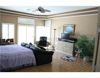 Master Bedroom. THE OVER-SIZED MASTER BEDROOM IS S