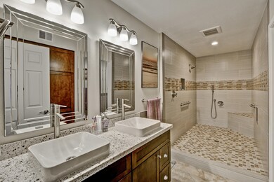 MASTER BATH WITH LARGE TILE SHOWER
