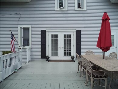 Patio doors to formal dining room