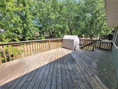 Large deck overlooking the huge yard!