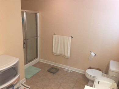 Master bath with large shower