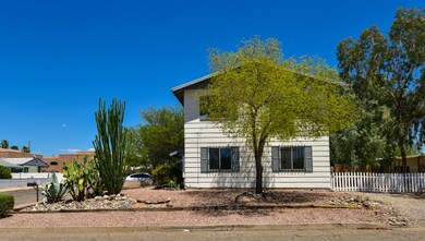 Side view of house