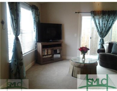 Living Room. Large open living room with vaulted c
