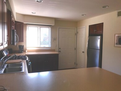 kitchen/entry door