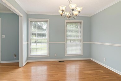 Lots of natural light in the formal dining!