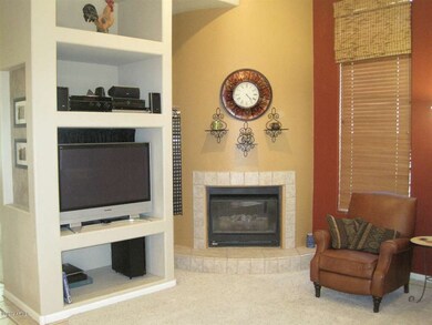 Built in entertainment center/ fireplace