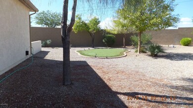 back yard putting green