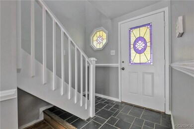 Welcoming Slate Foyer!