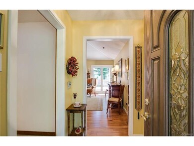 Walk through the gorgeous solid wood door into thi
