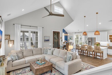 Living room featuring light wood-type flooring, ce