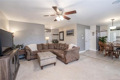 Open concept floor plan