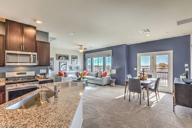 View from top of stairs.  Pics are of a model home