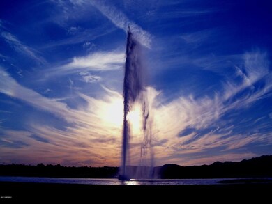 Fountain Hils, sunset