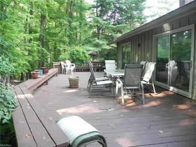 Spacious deck spans almost the entire back of this home
