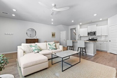 Living area featuring recessed lighting, a ceiling