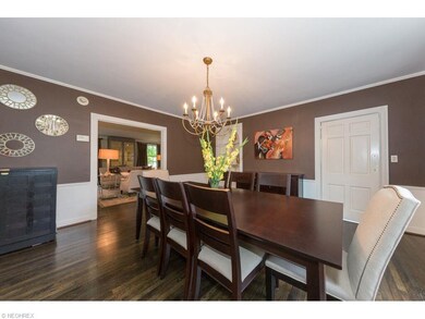 Large Dining Room Overlooks the Back Yard and conn
