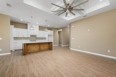Open concept living kitchen