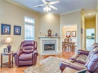 Greatroom open to dining room