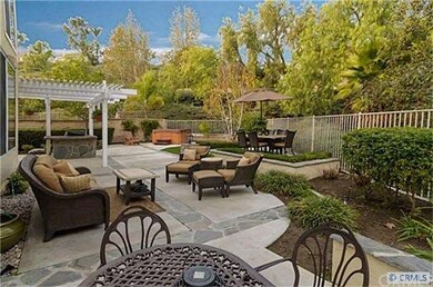 A view of the backyard shows the Cover, Patio Area