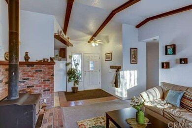 Living room view of front door