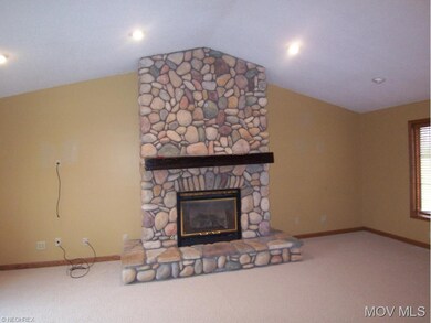 stone gas logs fireplace