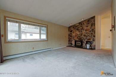 Living Room w/Wood Stove Insert