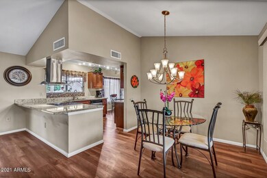 Kitchen Open to Dining Area