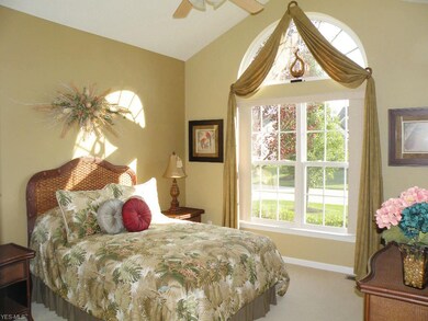 A second bedroom is adjacent to a full bath and separated from the main living area.