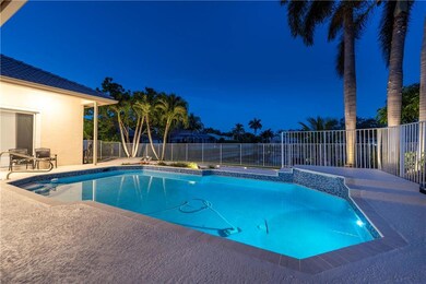 Renovated pool with LED