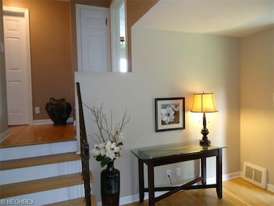 Note the lovely hardwood from the living room to t