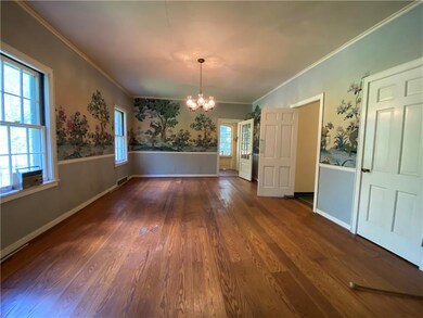 Dining room with hardwood floors
