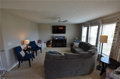 Cozy Family room with floor to ceiling window