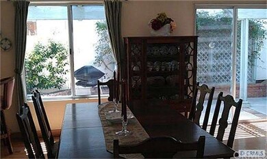 Pass thru from kitchen to dining room, wood floors