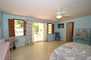 Master Bedroom has private backyard, entrance with