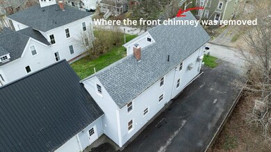 Where chimney was removed