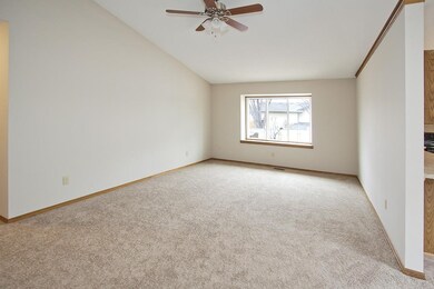 Living Room with Vaulted Ceiliings