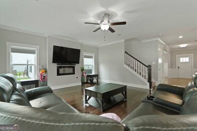 Fire place in living room