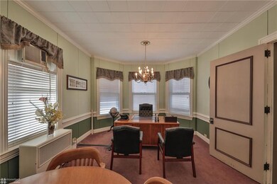 Front office on first floor.